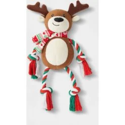 Frisco Holiday Snowman Plush With Rope Squeaky Dog Toy & Frisco Holiday Reindeer Plush With Rope Squeaky Dog Toy -Blue Buffalo Shop 986174 PT5. AC SS1800 V1698258175