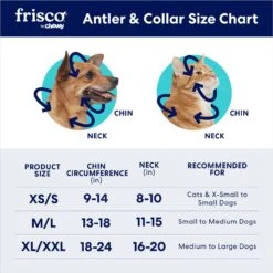 Frisco Jingle Bells Dog & Cat Holiday Collar With Bells, 1 Count & Frisco Holiday Antler Headband & Bell Collar Dog & Cat Costume -Blue Buffalo Shop 986294 PT8. AC SS1800 V1698258174