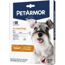 PetArmor Flea & Tick Spot Treatment For Dogs, 5-22 Lbs