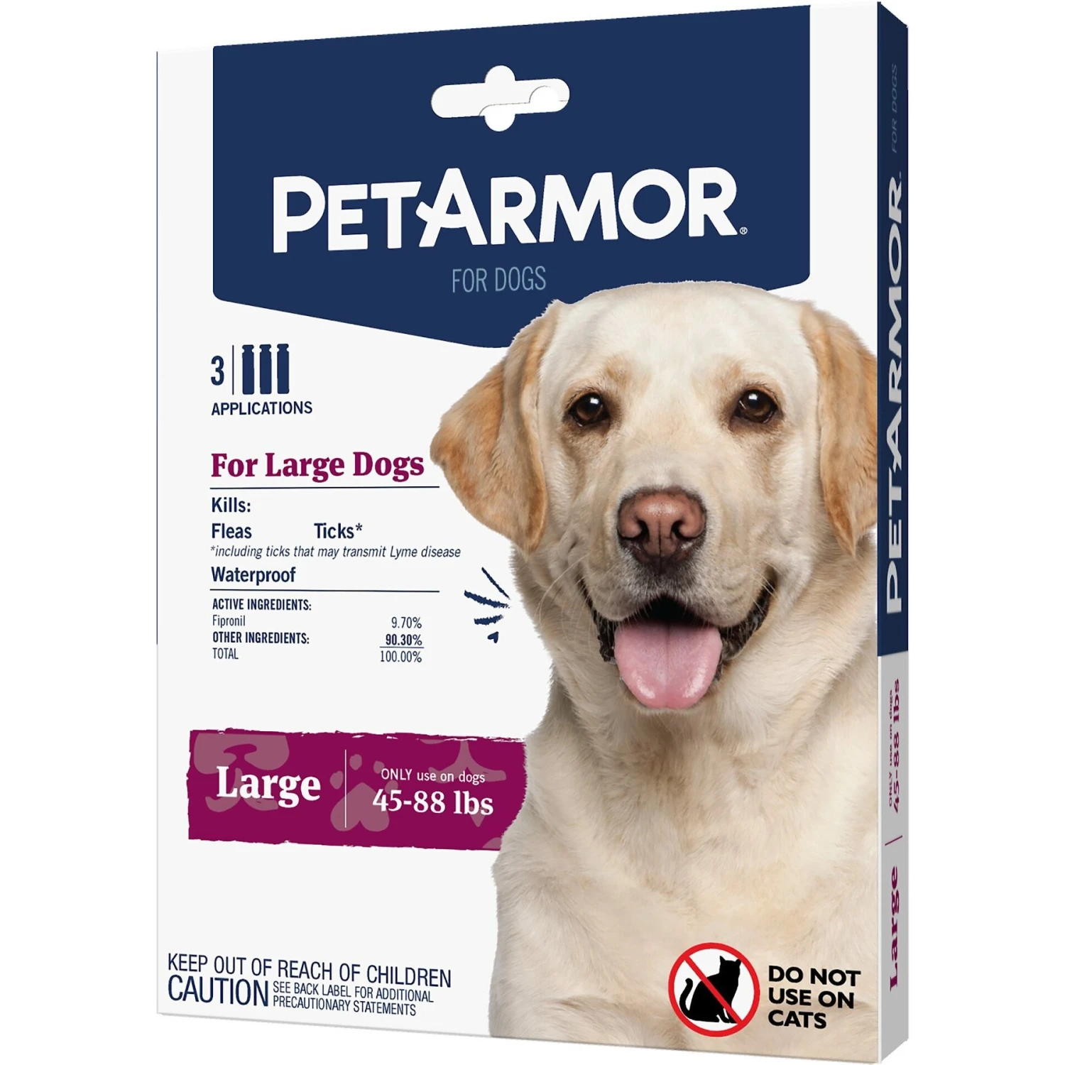 PetArmor Flea & Tick Spot Treatment For Dogs, 45-88 Lbs 3 PetArmor Flea & Tick Spot Treatment For Dogs, 45-88 Lbs