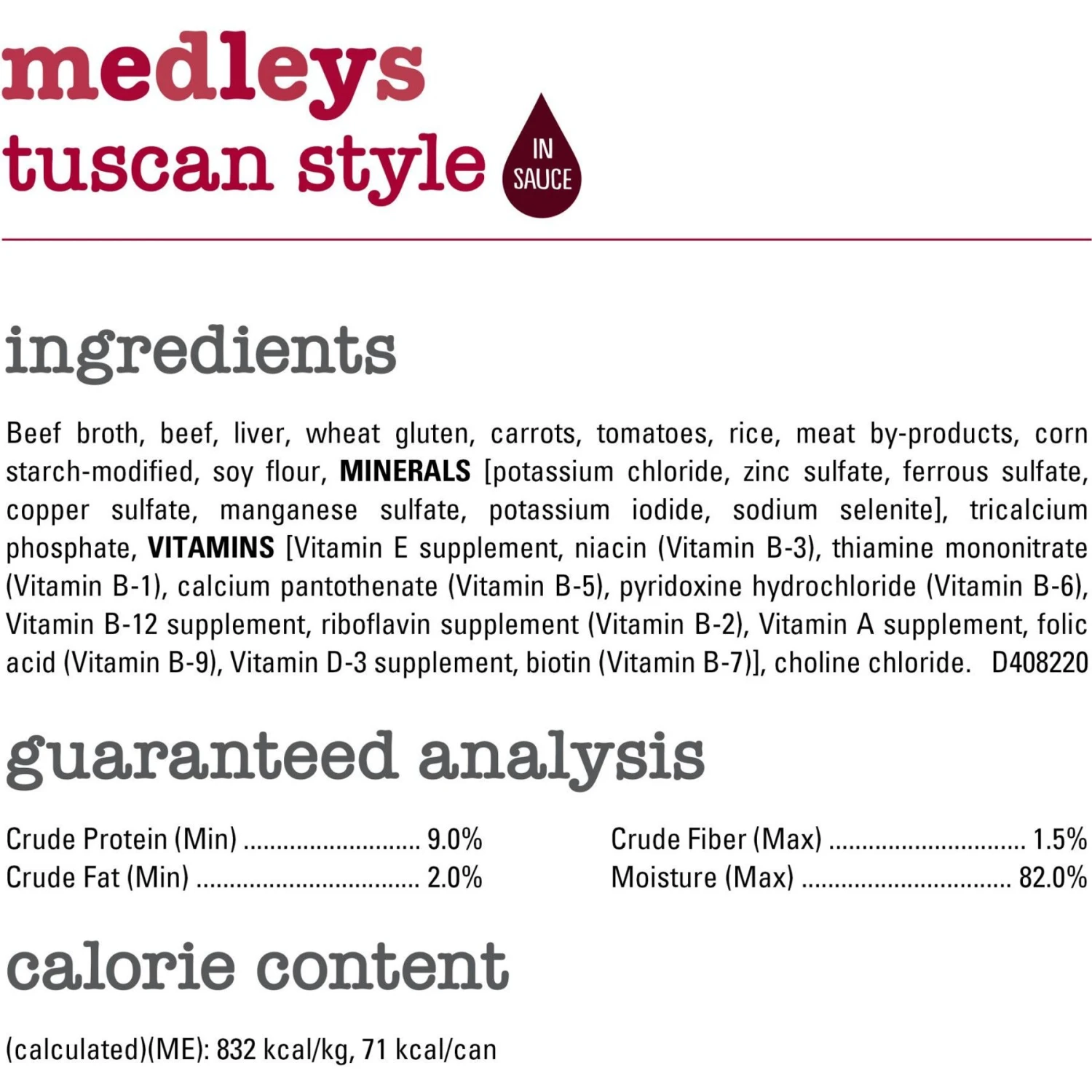 Purina Beneful Medleys Tuscan Style Canned Dog Food 7 Purina Beneful Medleys Tuscan Style Canned Dog Food - Image 5