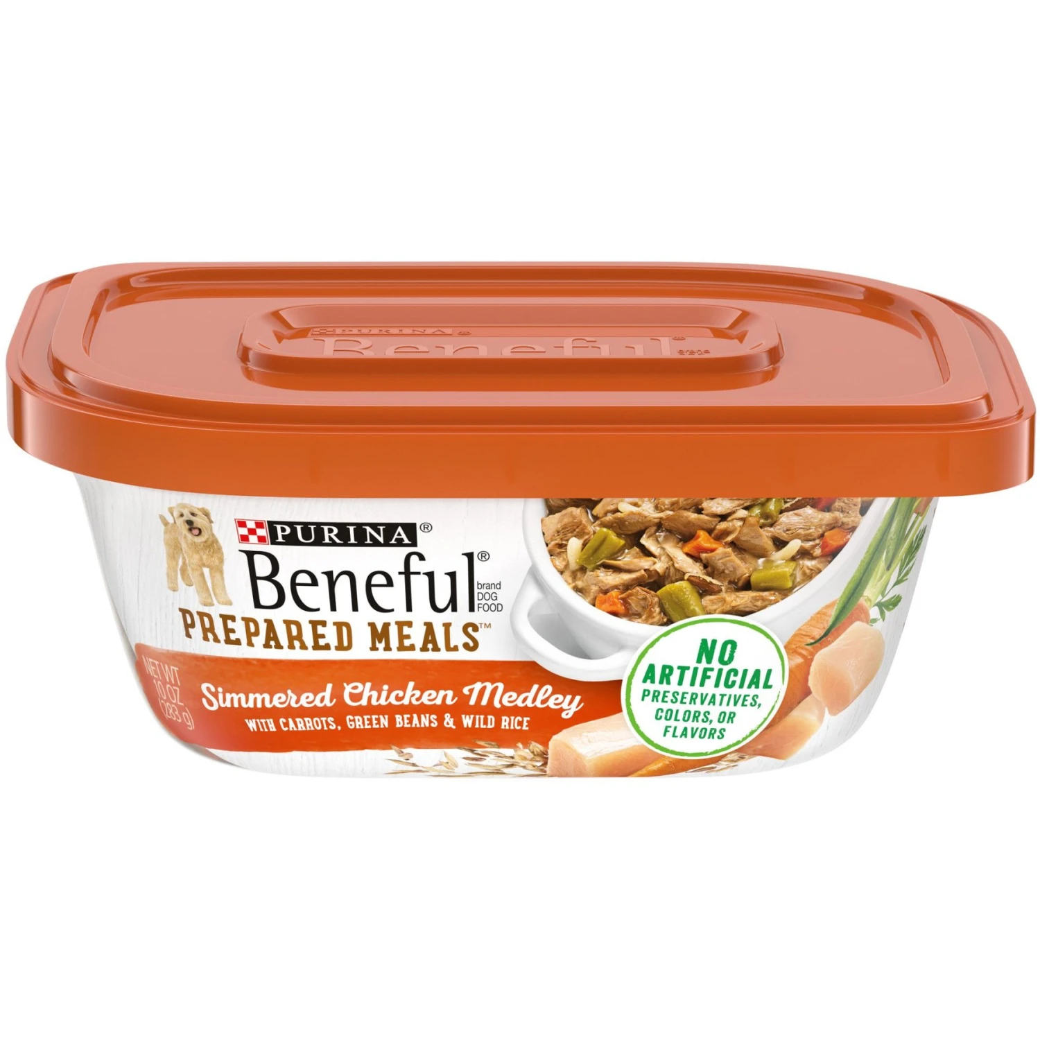 Purina Beneful Prepared Meals Simmered Chicken Medley With Green Beans, Carrots & Wild Rice Wet Dog Food 3 Purina Beneful Prepared Meals Simmered Chicken Medley With Green Beans, Carrots & Wild Rice Wet Dog Food