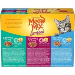 Meow Mix Savory Morsels Seafood Favorites Variety Pack Cat Food Trays -Blue Buffalo Shop 100289 PT2. AC SS1800 V1670940342