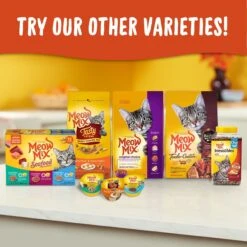 Meow Mix Savory Morsels Seafood Favorites Variety Pack Cat Food Trays -Blue Buffalo Shop 100289 PT6. AC SS1800 V1670940398