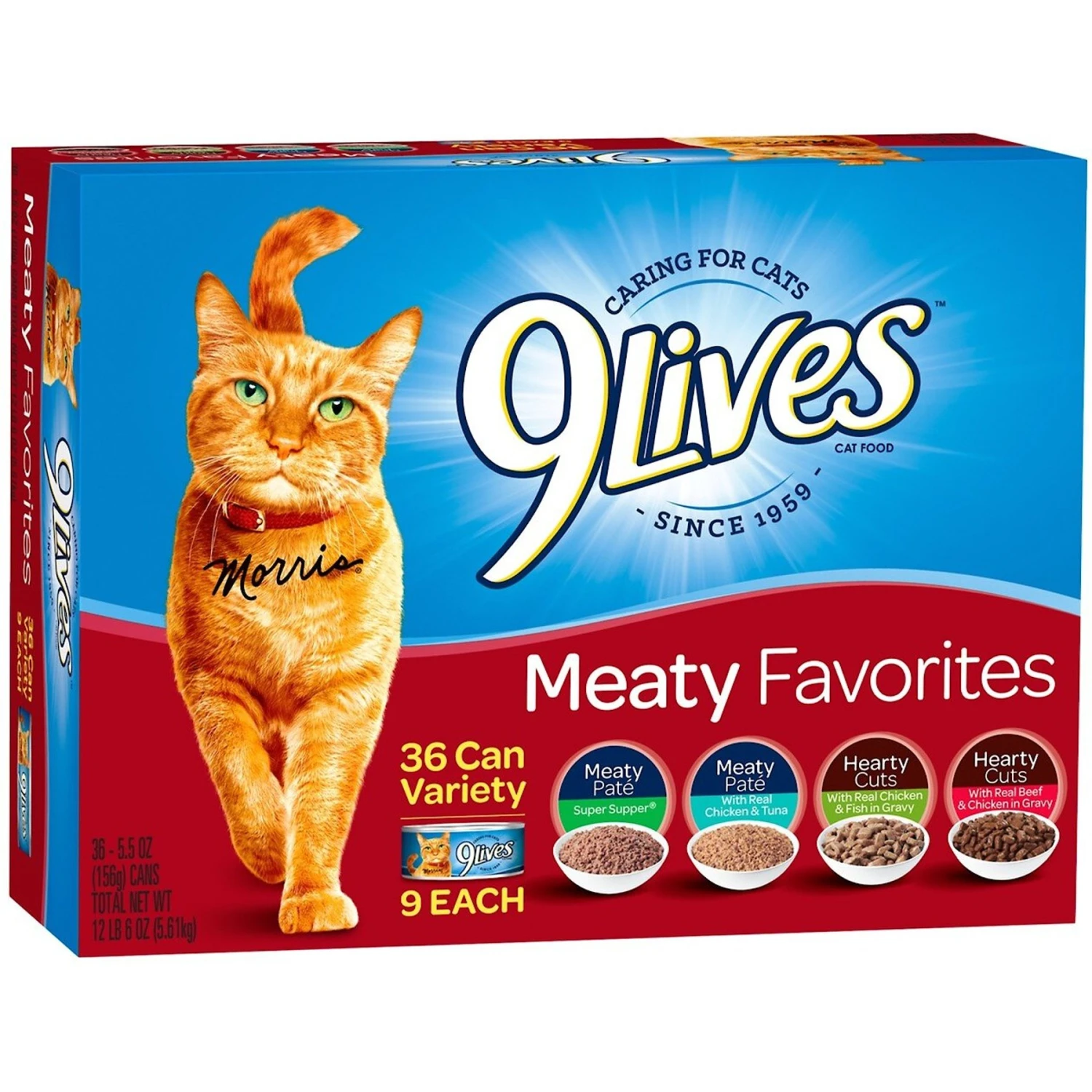 9 Lives Meaty Favorites Variety Pack Canned Cat Food 3 9 Lives Meaty Favorites Variety Pack Canned Cat Food