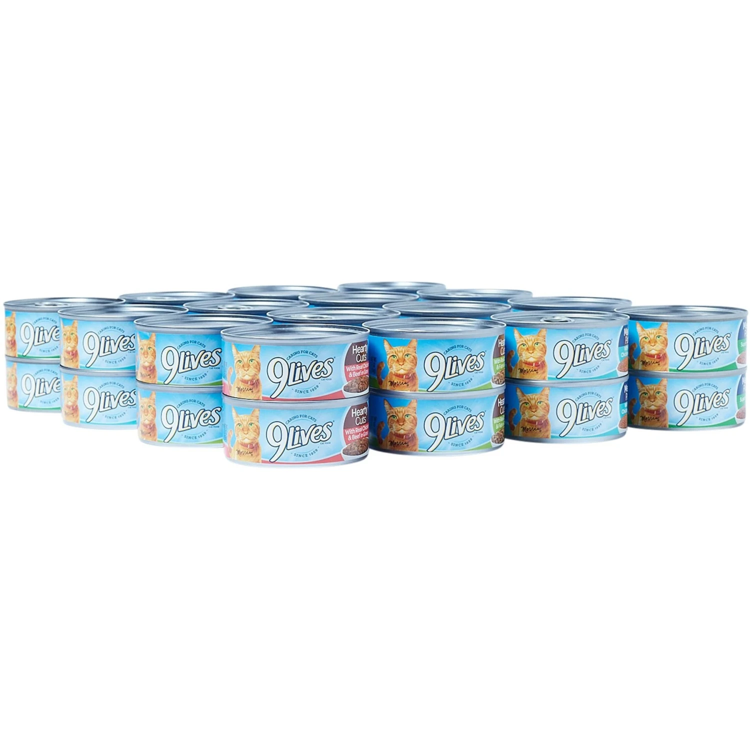 9 Lives Meaty Favorites Variety Pack Canned Cat Food 8 9 Lives Meaty Favorites Variety Pack Canned Cat Food - Image 6
