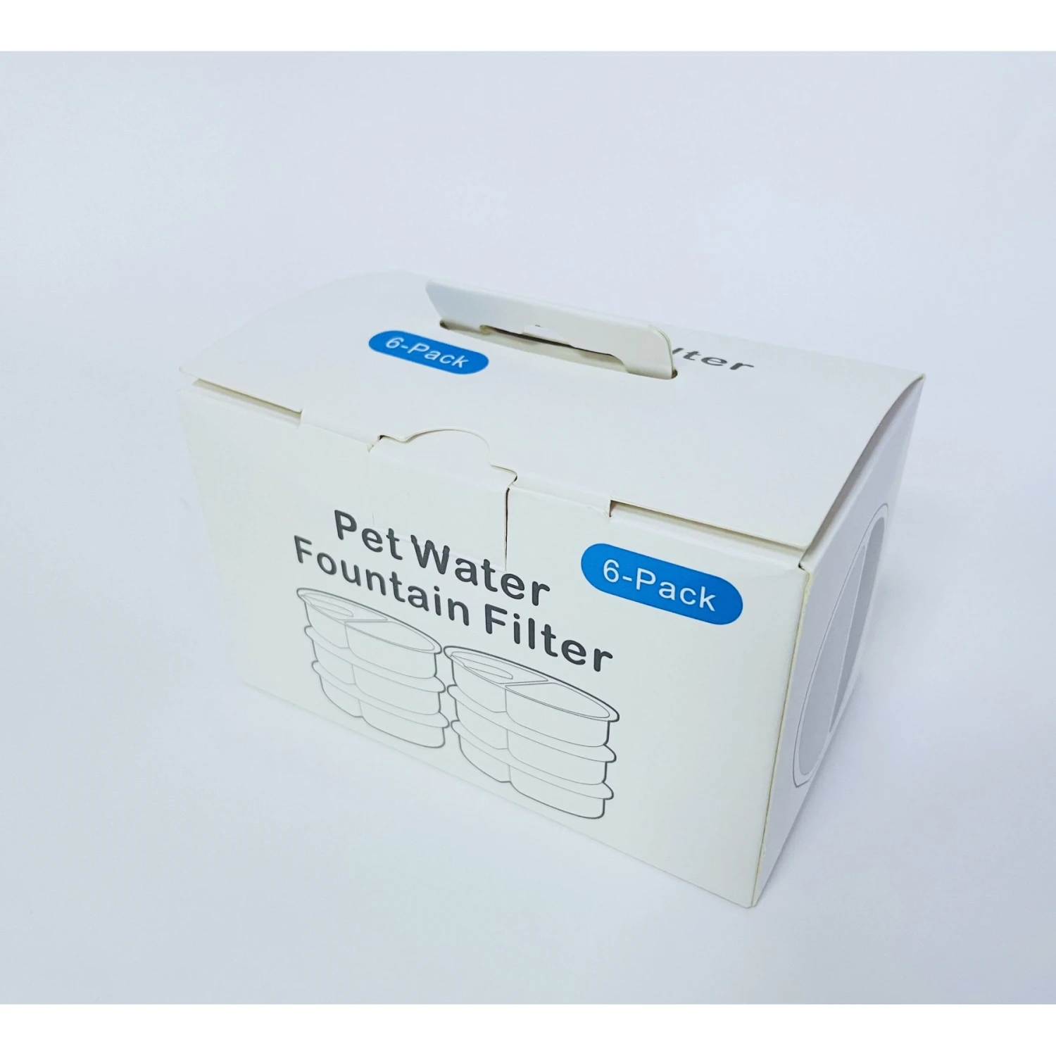 GroovyPets Cat Replacement Fountain Filters, Beige 6 GroovyPets Cat Replacement Fountain Filters, Beige - Image 4