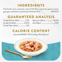 Fancy Feast Classic Broths With Tuna & Vegetables Supplemental Wet Cat Food Pouches -Blue Buffalo Shop 101734 PT3. AC SS1800 V1696264488
