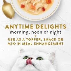 Fancy Feast Creamy Broths With Chicken & Vegetables Supplemental Wet Cat Food Pouches 14 Fancy Feast Creamy Broths With Chicken & Vegetables Supplemental Wet Cat Food Pouches -Blue Buffalo Shop 101738 PT3. AC SS1800 V1696262039