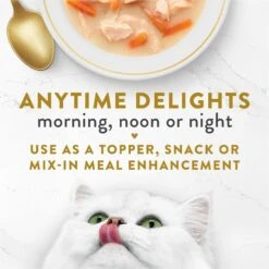 Fancy Feast Creamy Broths With Wild Salmon & Whitefish Supplemental Wet Cat Food Pouches 13 Fancy Feast Creamy Broths With Wild Salmon & Whitefish Supplemental Wet Cat Food Pouches -Blue Buffalo Shop 101744 PT2. AC SS1800 V1696265645