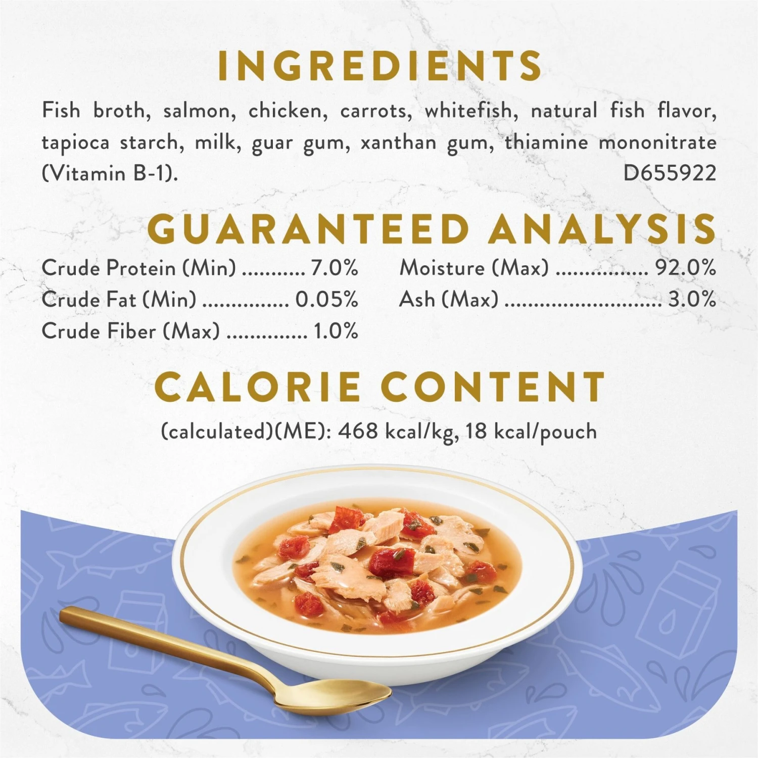 Fancy Feast Creamy Broths With Wild Salmon & Whitefish Supplemental Wet Cat Food Pouches 6 Fancy Feast Creamy Broths With Wild Salmon & Whitefish Supplemental Wet Cat Food Pouches - Image 4