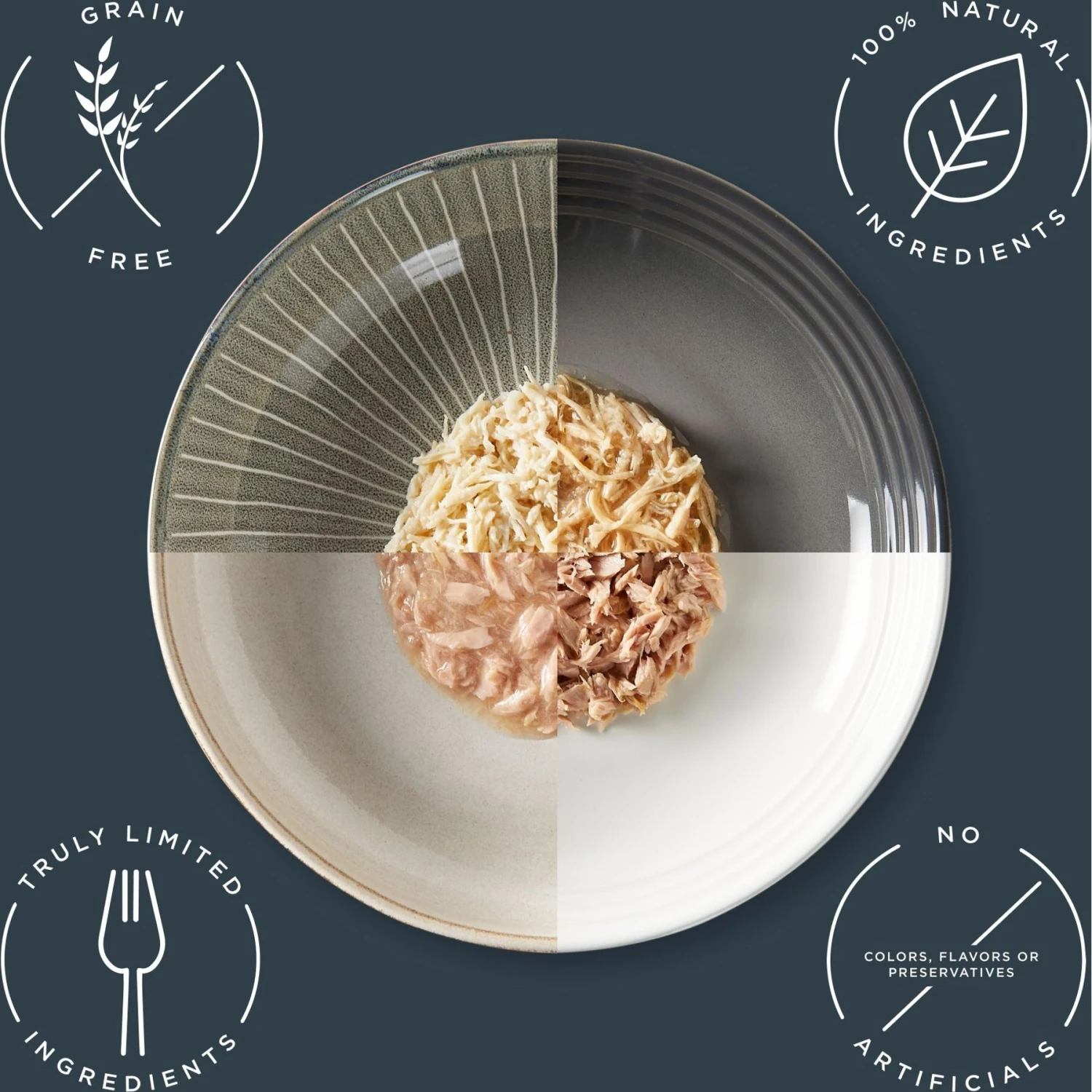 Reveal Natural Chicken In Broth Variety Pack Grain-Free Wet Cat Food, 2.47-oz Can, Case Of 8 4 Reveal Natural Chicken In Broth Variety Pack Grain-Free Wet Cat Food, 2.47-oz Can, Case Of 8 - Image 2