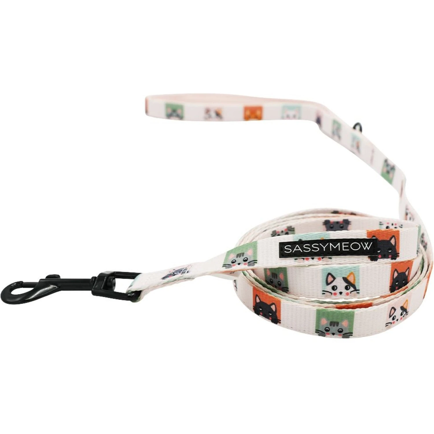 Sassy Woof Smitten Kittens Cat Leash, 6-ft Long 3 Sassy Woof Smitten Kittens Cat Leash, 6-ft Long