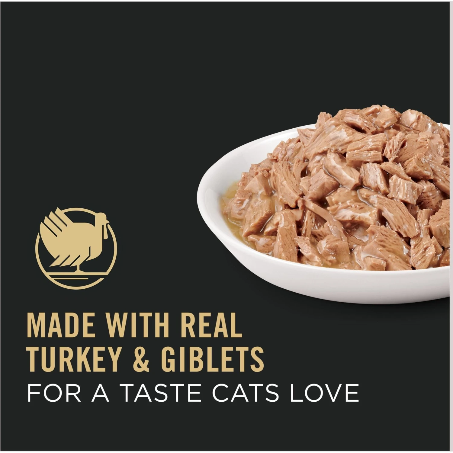 Purina Pro Plan Adult Turkey & Giblets Entree In Gravy Canned Cat Food 5 Purina Pro Plan Adult Turkey & Giblets Entree In Gravy Canned Cat Food - Image 3