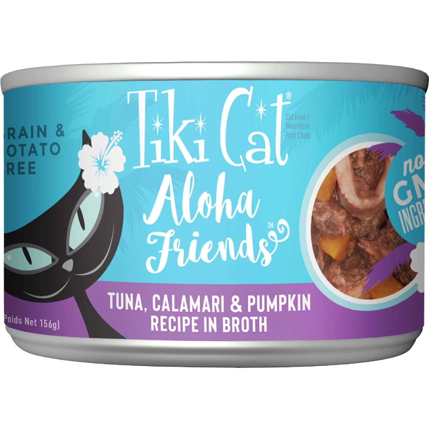 Tiki Cat Aloha Friends Tuna With Calamari & Pumpkin Grain-Free Wet Cat Food 3 Tiki Cat Aloha Friends Tuna With Calamari & Pumpkin Grain-Free Wet Cat Food