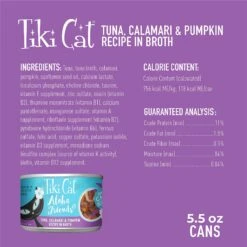Tiki Cat Aloha Friends Tuna With Calamari & Pumpkin Grain-Free Wet Cat Food 12 Tiki Cat Aloha Friends Tuna With Calamari & Pumpkin Grain-Free Wet Cat Food -Blue Buffalo Shop 102909 PT2. AC SS1800 V1650461782