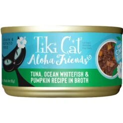 Tiki Cat Aloha Friends Tuna With Ocean Whitefish & Pumpkin Grain-Free Wet Cat Food