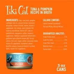 Tiki Cat Aloha Friends Tuna With Pumpkin Grain-Free Wet Cat Food 12 Tiki Cat Aloha Friends Tuna With Pumpkin Grain-Free Wet Cat Food -Blue Buffalo Shop 102918 PT2. AC SS1800 V1657654927