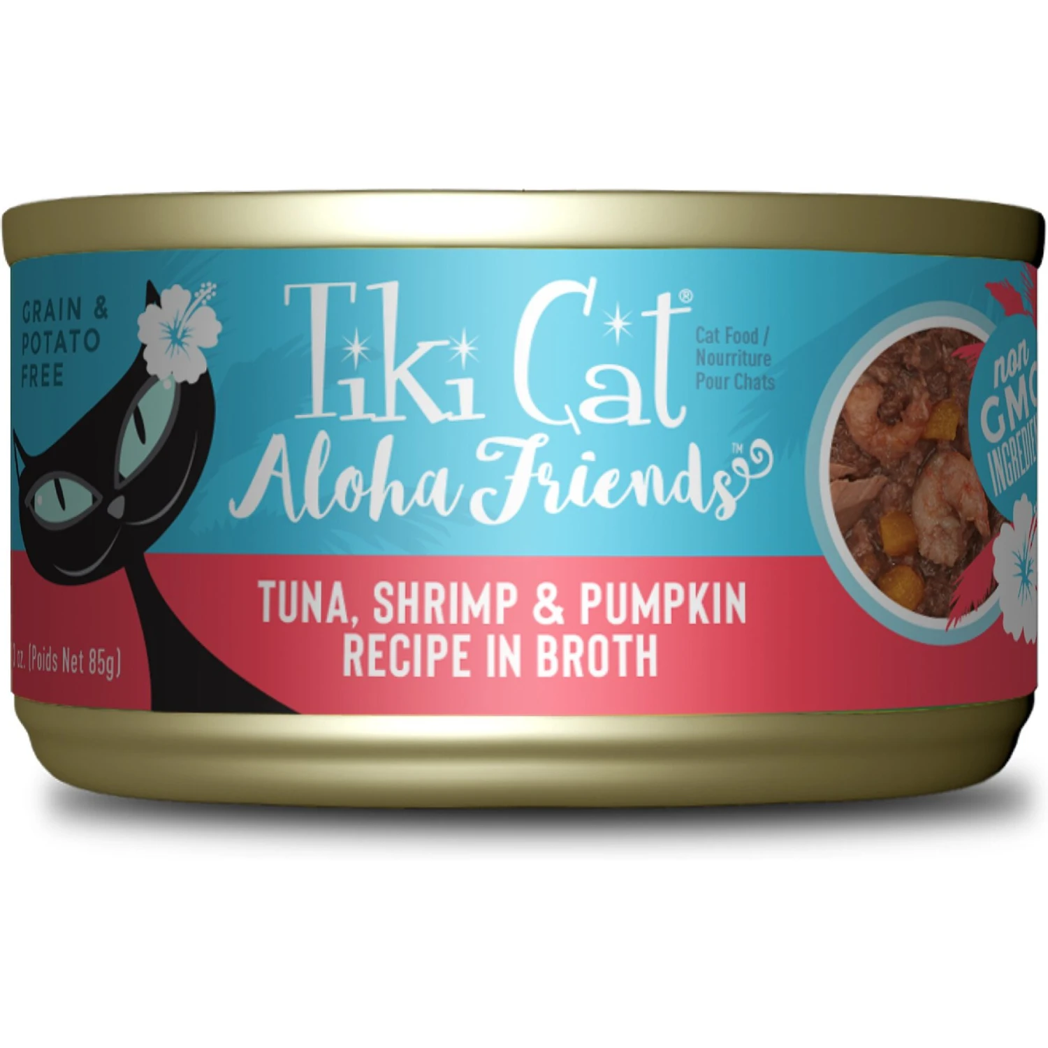 Tiki Cat Aloha Friends Tuna With Shrimp & Pumpkin Grain-Free Wet Cat Food 3 Tiki Cat Aloha Friends Tuna With Shrimp & Pumpkin Grain-Free Wet Cat Food