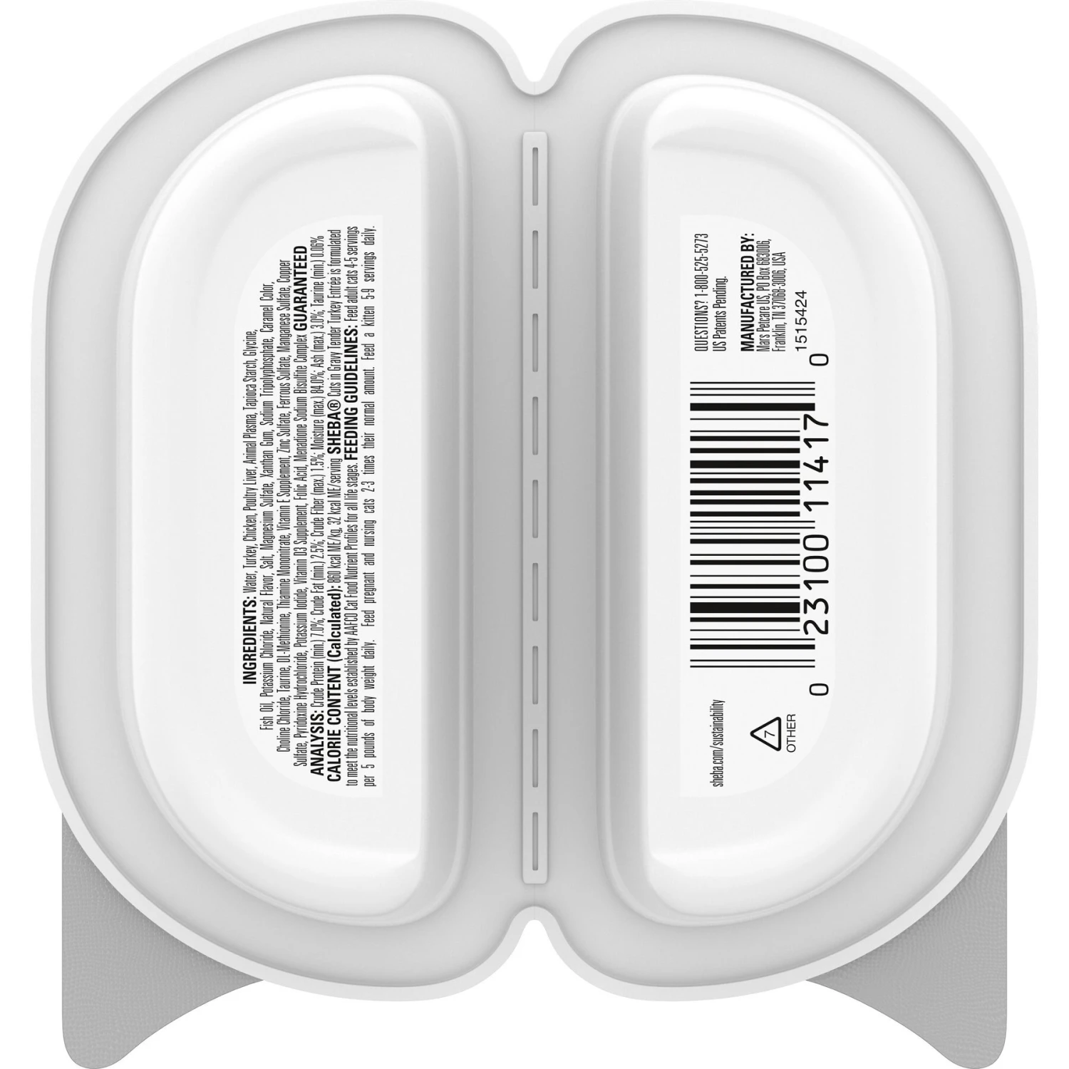 Sheba Perfect Portions Grain-Free Tender Turkey Cuts In Gravy Entree Adult Wet Cat Food Trays 4 Sheba Perfect Portions Grain-Free Tender Turkey Cuts In Gravy Entree Adult Wet Cat Food Trays - Image 2