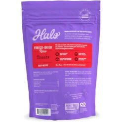 Halo Beef Recipe Raw Freeze-Dried Dog Treats 11 Halo Beef Recipe Raw Freeze-Dried Dog Treats -Blue Buffalo Shop 105044 PT2. AC SS1800 V1691506524