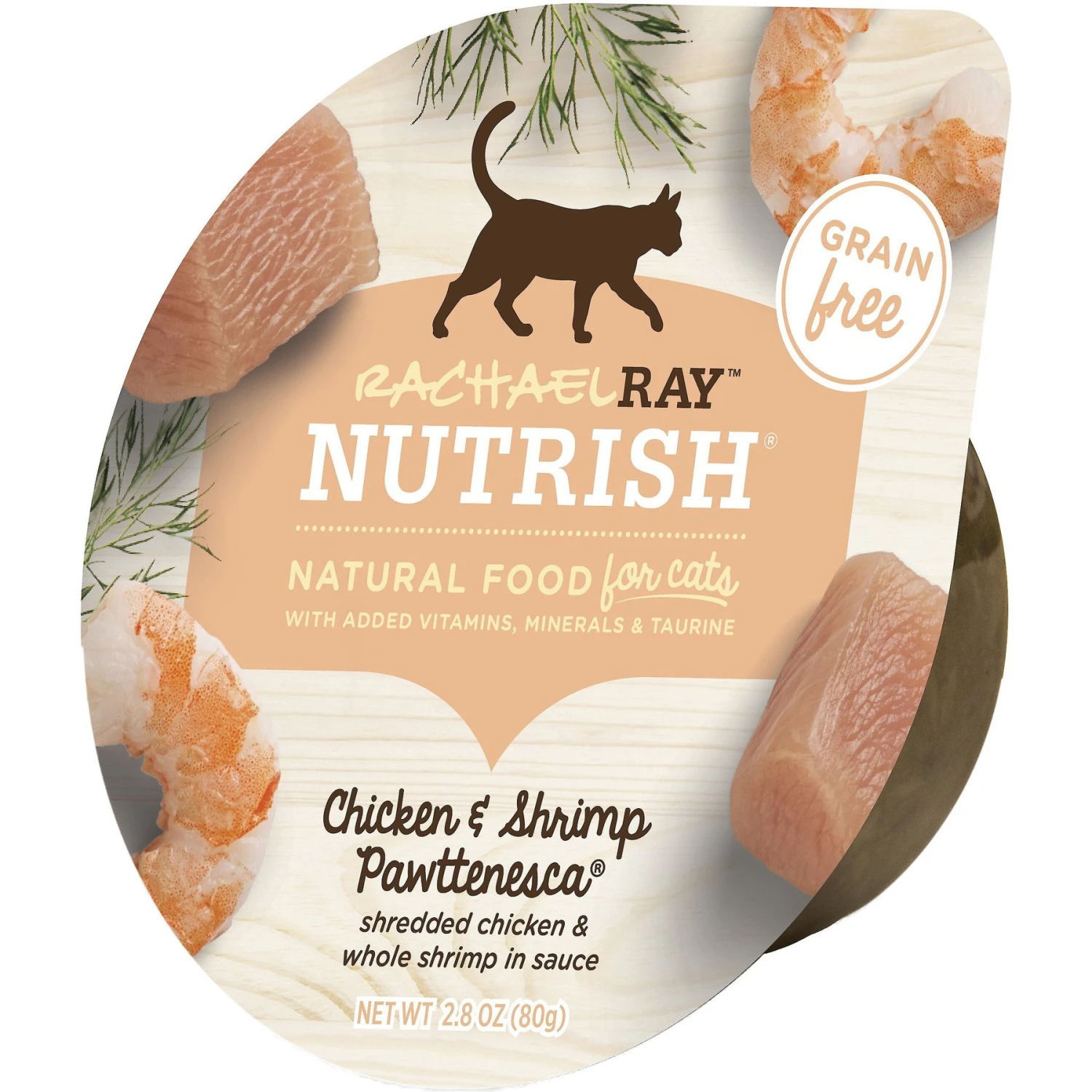 Rachael Ray Nutrish Chicken & Shrimp Pawttenesca Natural Grain-Free Wet Cat Food 3 Rachael Ray Nutrish Chicken & Shrimp Pawttenesca Natural Grain-Free Wet Cat Food