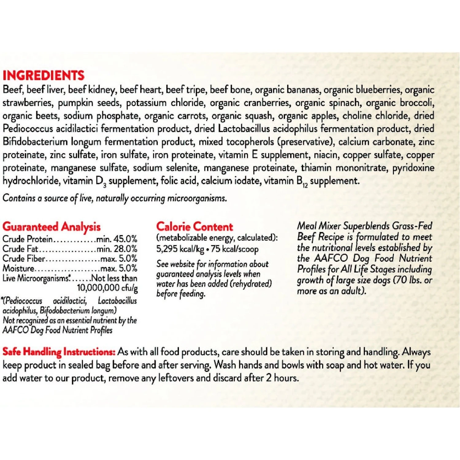 Stella & Chewy's SuperBlends Grass-Fed Beef Recipe Meal Mixers Freeze-Dried Raw Dog Food 6 Stella & Chewy's SuperBlends Grass-Fed Beef Recipe Meal Mixers Freeze-Dried Raw Dog Food - Image 4