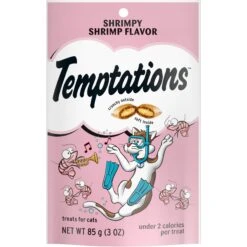 Temptations Classic Shrimpy Shrimp Flavor Soft & Crunchy Cat Treats