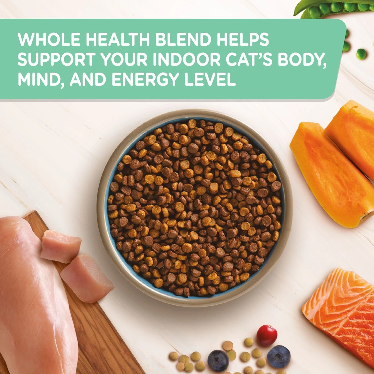 Rachael Ray Nutrish Indoor Complete Chicken With Lentils & Salmon Recipe Natural Dry Cat Food 6 Rachael Ray Nutrish Indoor Complete Chicken With Lentils & Salmon Recipe Natural Dry Cat Food - Image 4