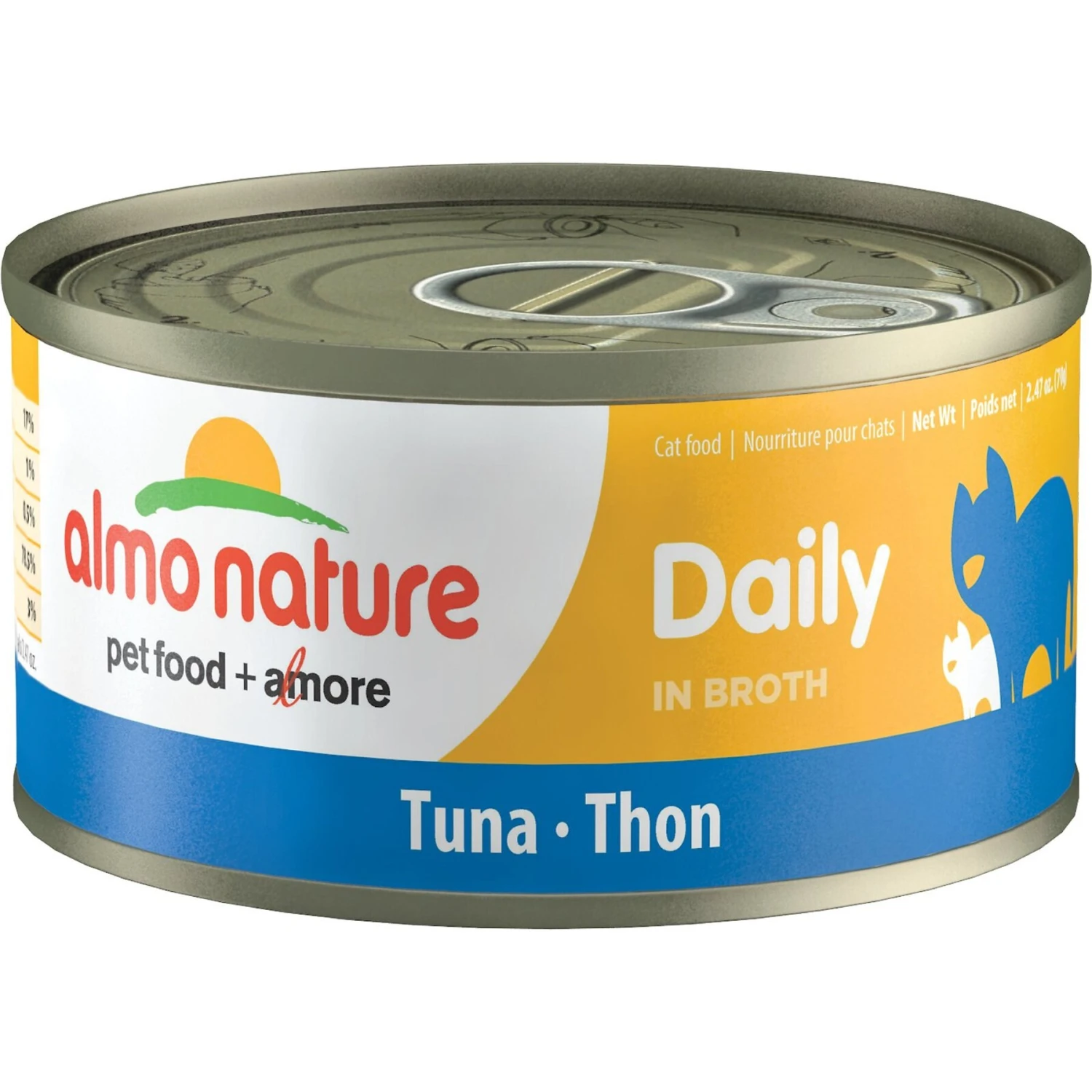 Almo Nature Daily Tuna In Broth Grain-Free Canned Cat Food 3 Almo Nature Daily Tuna In Broth Grain-Free Canned Cat Food