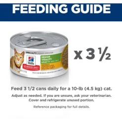 Hill's Science Diet Adult 7+ Senior Vitality Chicken & Vegetable Stew Canned Cat Food -Blue Buffalo Shop 109371 PT6. AC SS1800 V1597965077