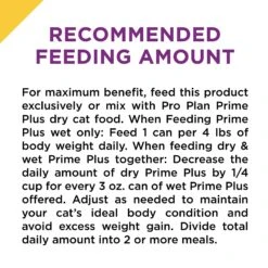 Purina Pro Plan Prime Plus Adult 7+ Salmon & Tuna Entree Classic Canned Cat Food, 3-oz Can, Case Of 24 -Blue Buffalo Shop 111107 PT8. AC SS1800 V1585863081