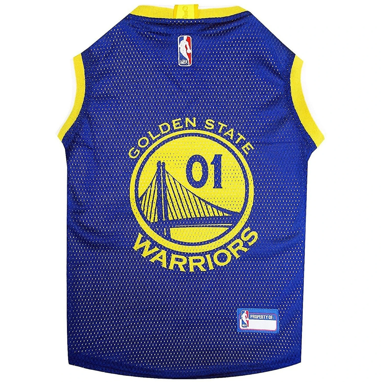 Pets First NBA Dog & Cat Mesh Jersey, Golden State Warriors 9 Pets First NBA Dog & Cat Mesh Jersey, Golden State Warriors - Image 7