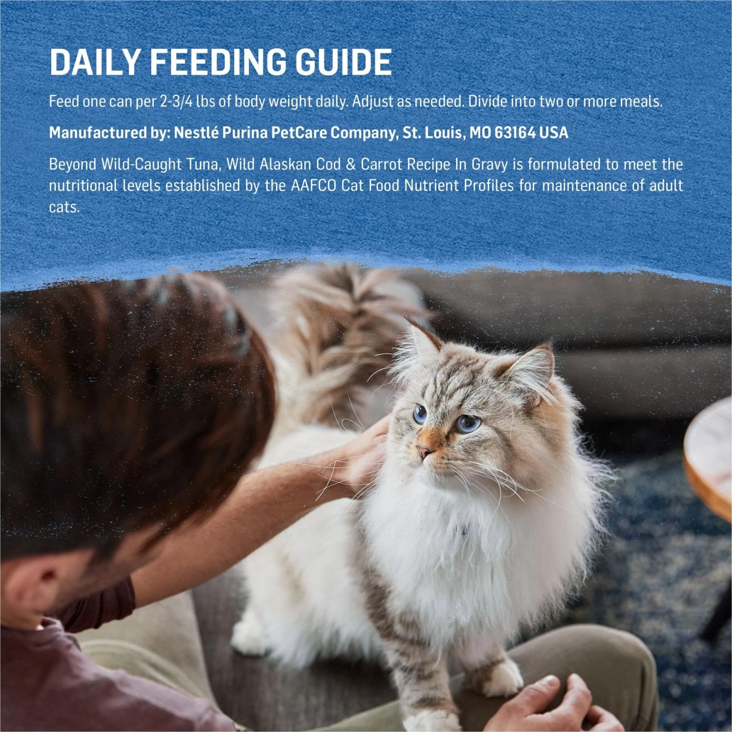 Purina Beyond Natural Wild-Caught Tuna, Cod & Carrots Recipe In Gravy Canned Cat Food 11 Purina Beyond Natural Wild-Caught Tuna, Cod & Carrots Recipe In Gravy Canned Cat Food - Image 9