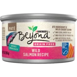 Purina Beyond Grain-Free Wild Salmon Pate Recipe Canned Cat Food