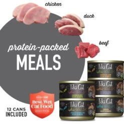 Tiki Cat After Dark Variety Pack Canned Cat Food -Blue Buffalo Shop 112295 PT2. AC SS1800 V1626733291