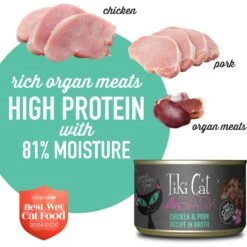 Tiki Cat After Dark Chicken & Pork Canned Cat Food 13 Tiki Cat After Dark Chicken & Pork Canned Cat Food -Blue Buffalo Shop 112302 PT3. AC SS1800 V1651161128