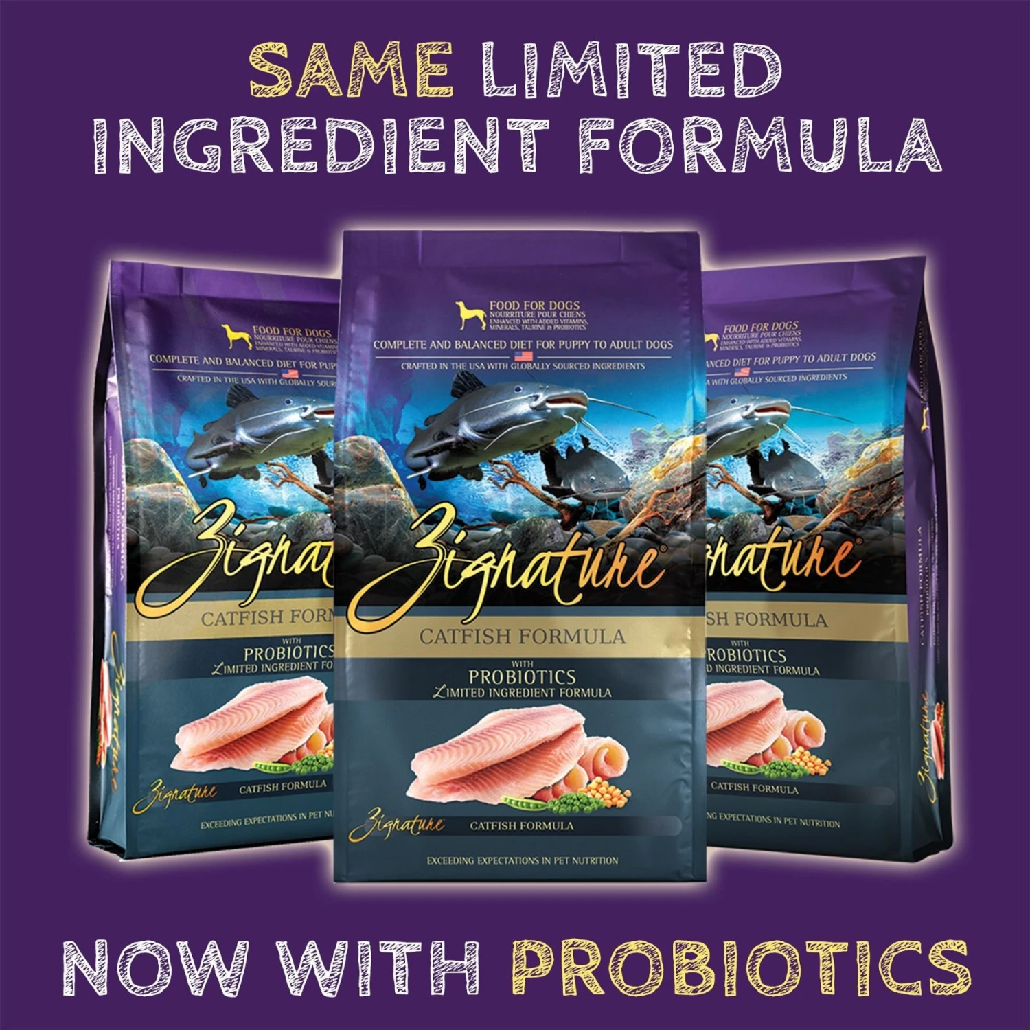 Zignature Catfish Limited Ingredient Formula Dry Dog Food 4 Zignature Catfish Limited Ingredient Formula Dry Dog Food - Image 2