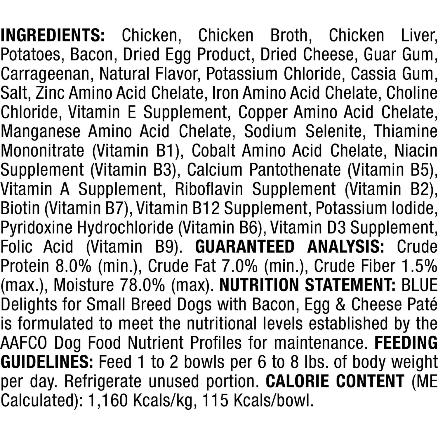 Blue Buffalo Divine Delights Bacon, Egg & Cheese Pate Dog Food Trays 4 Blue Buffalo Divine Delights Bacon, Egg & Cheese Pate Dog Food Trays - Image 2