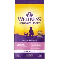Wellness Complete Health Natural Grain-Free Deboned Chicken & Chicken Meal Dry Kitten Food