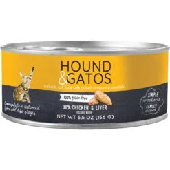 Hound & Gatos 98% Chicken & Liver Grain-Free Canned Cat Food