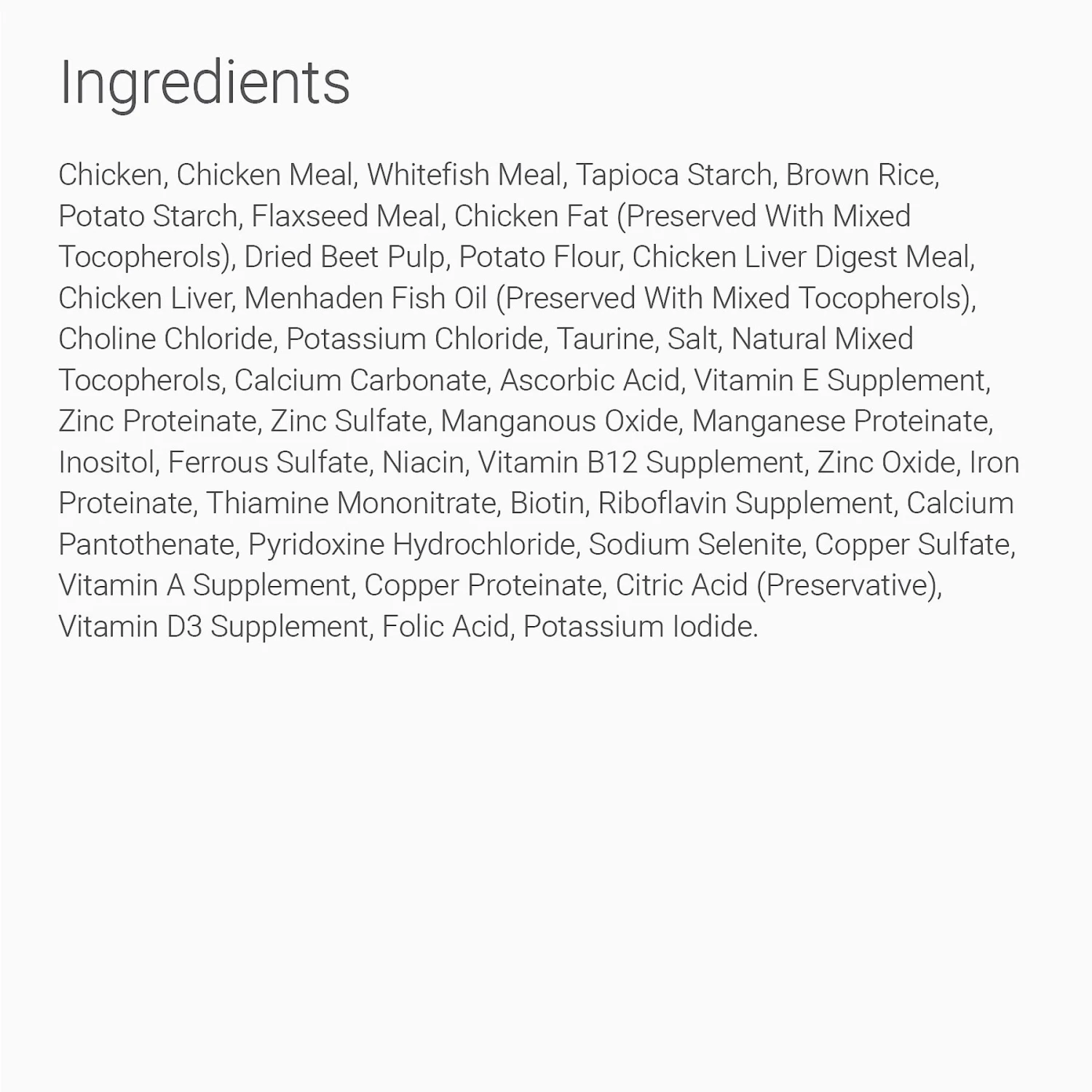 Tender & True Chicken & Brown Rice Recipe Dry Cat Food 4 Tender & True Chicken & Brown Rice Recipe Dry Cat Food - Image 2