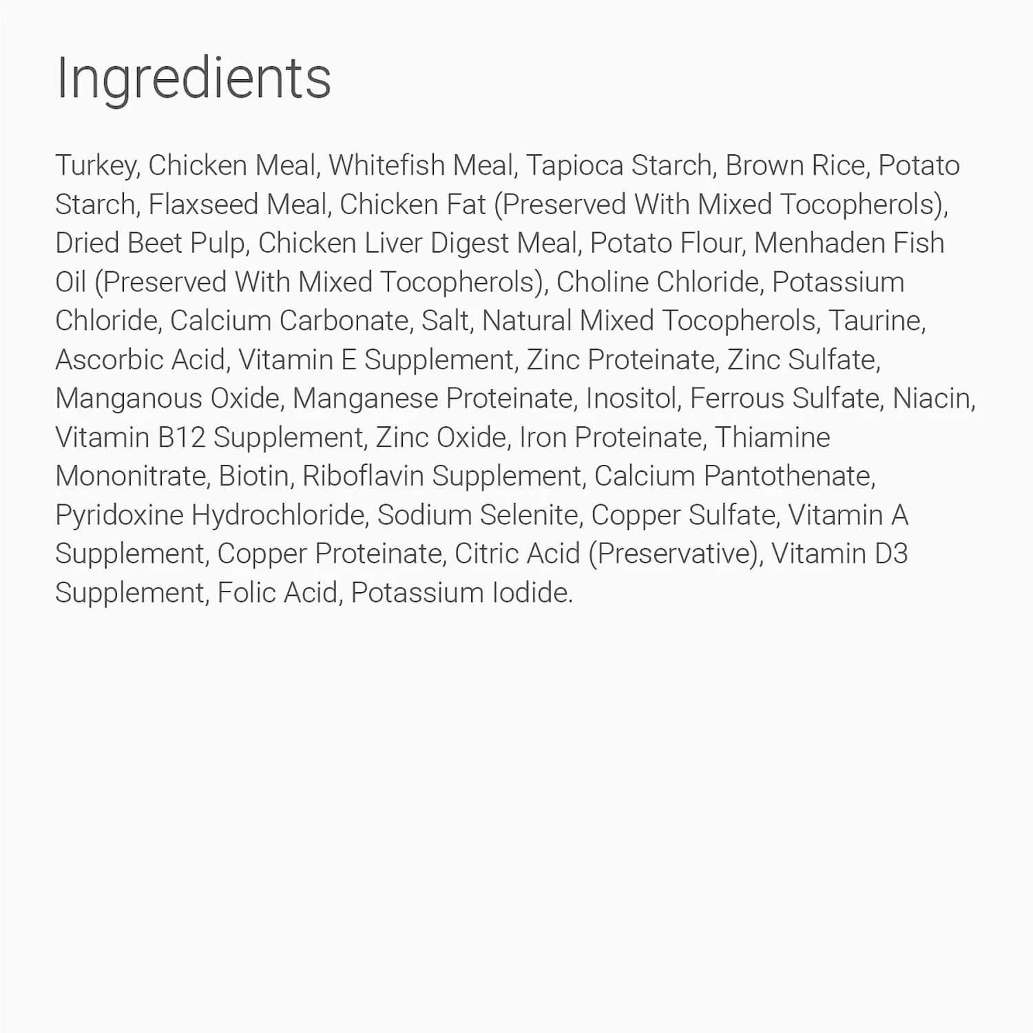 Tender & True Turkey & Brown Rice Recipe Dry Cat Food 4 Tender & True Turkey & Brown Rice Recipe Dry Cat Food - Image 2