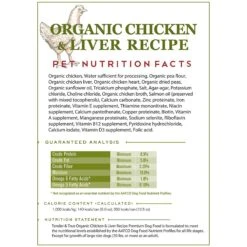 Tender & True Organic Chicken & Liver Recipe Grain-Free Canned Dog Food -Blue Buffalo Shop 115353 PT3. AC SS1800 V1583864317