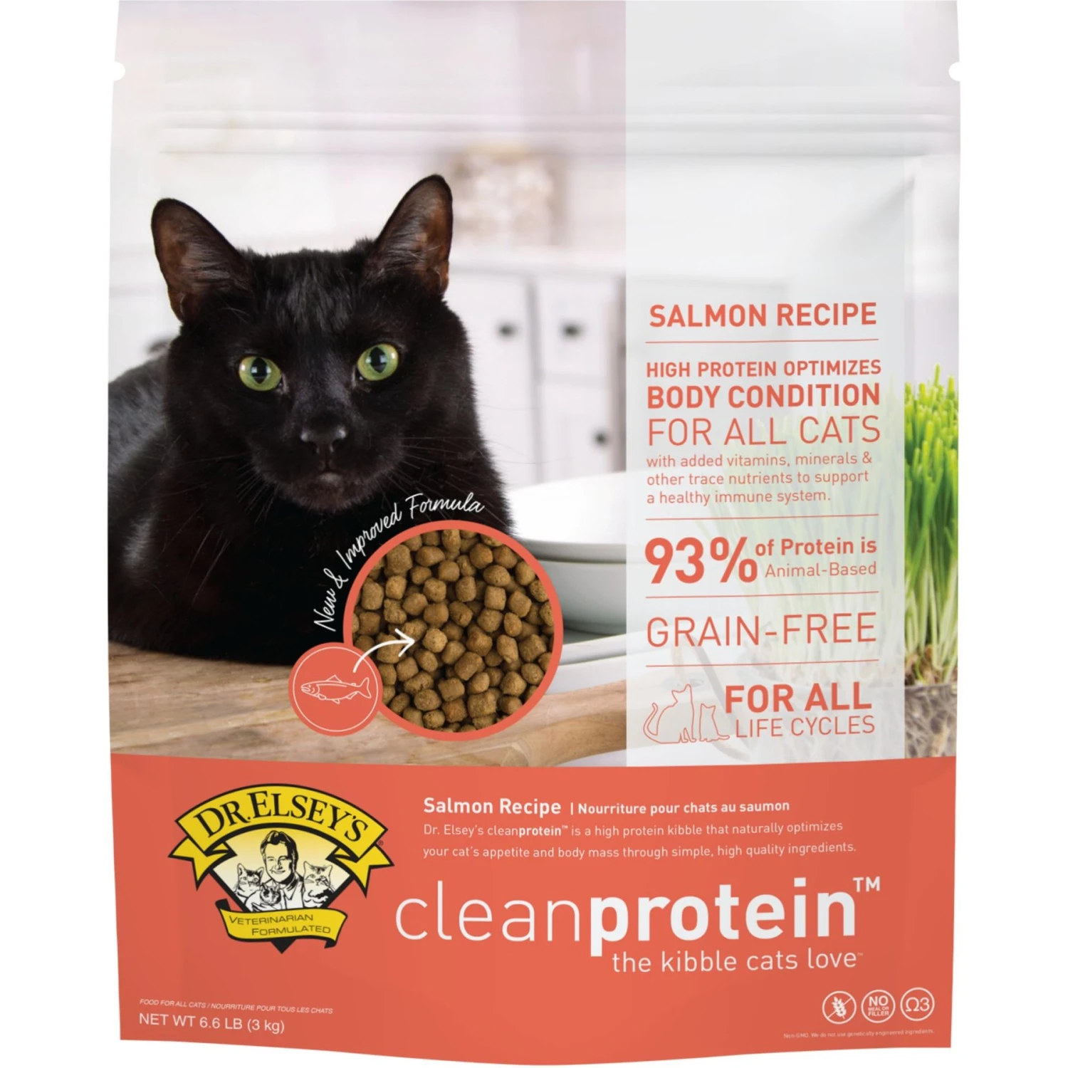 Dr. Elsey's Cleanprotein Salmon Kibble Cat Dry Food 10 Dr. Elsey's Cleanprotein Salmon Kibble Cat Dry Food - Image 8