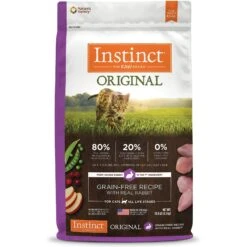 Instinct Original Grain-Free Recipe With Real Rabbit Freeze-Dried Raw Coated Dry Cat Food