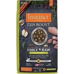 Instinct Raw Boost Healthy Weight Grain-Free Chicken & Freeze-Dried Raw Coated Pieces Recipe Dry Cat Food
