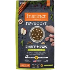 Instinct Raw Boost Healthy Weight Grain-Free Chicken & Freeze-Dried Raw Coated Pieces Recipe Dry Cat Food -Blue Buffalo Shop 119123 PT8. AC SS1800 V1565022434