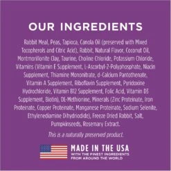 Instinct Limited Ingredient Diet Grain-Free Recipe With Real Rabbit Freeze-Dried Raw Coated Dry Cat Food -Blue Buffalo Shop 119125 PT5. AC SS1800 V1553718468