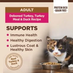 Wellness CORE Grain-Free Turkey, Turkey Meal & Duck Formula Natural Dry Cat Food -Blue Buffalo Shop 119569 PT2. AC SS1800 V1636553215